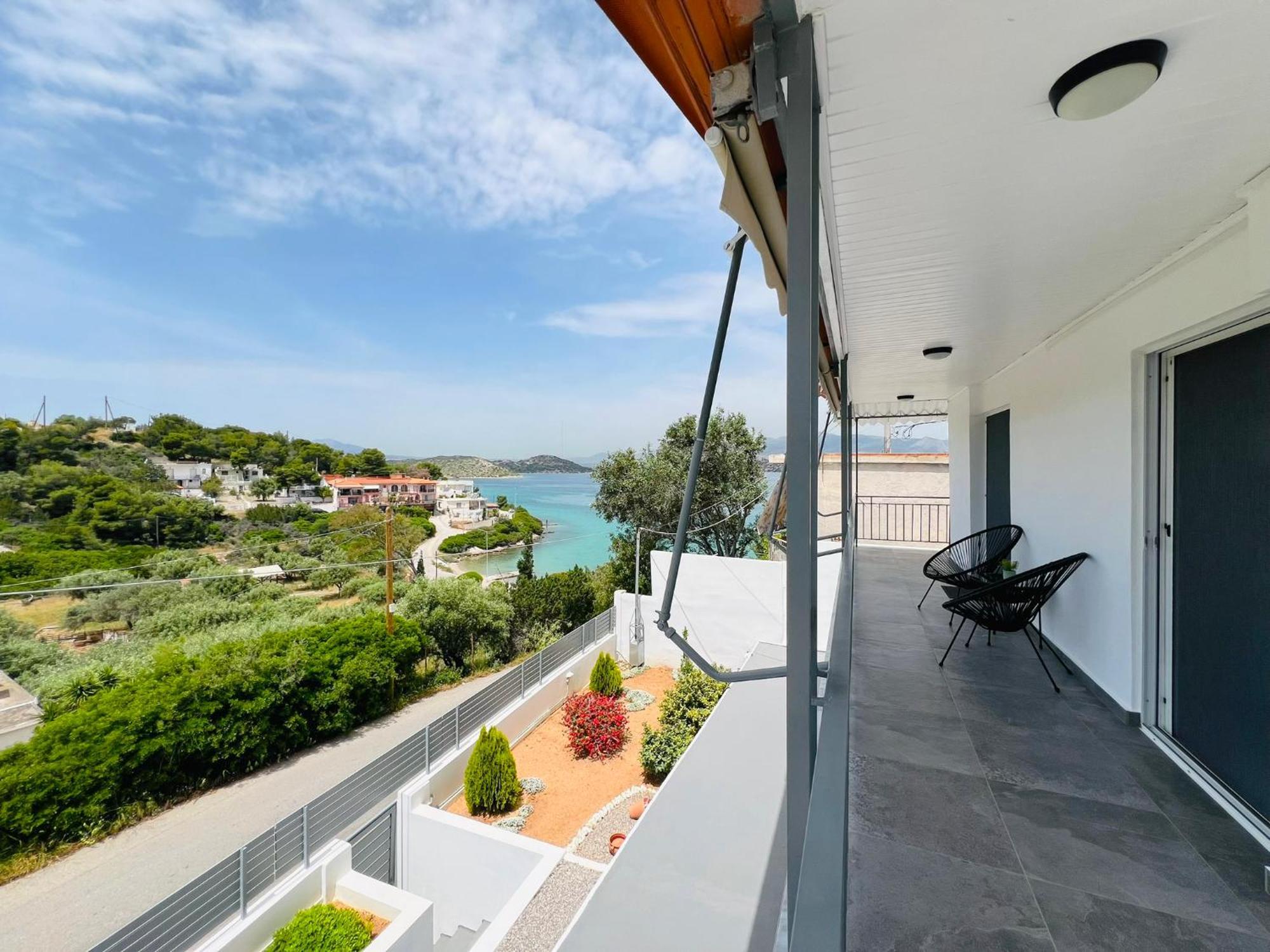 Oceanus Summer House Salamís Exterior foto